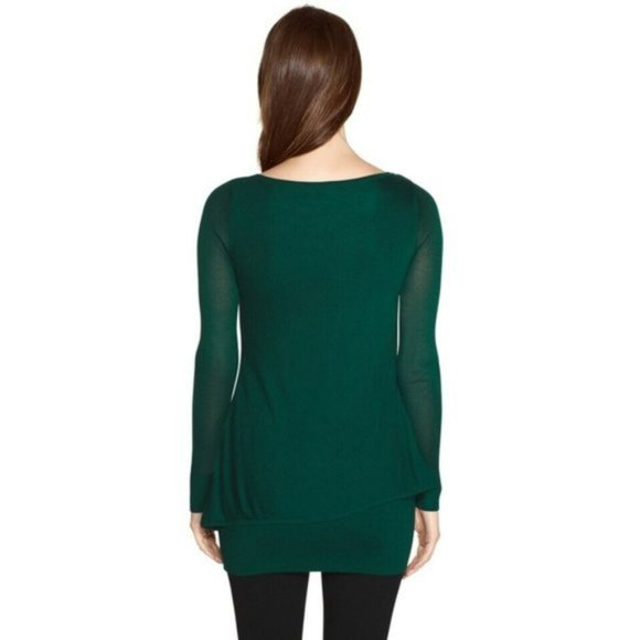 WHBM Double Layer Tunic Green - Picture 4 of 13